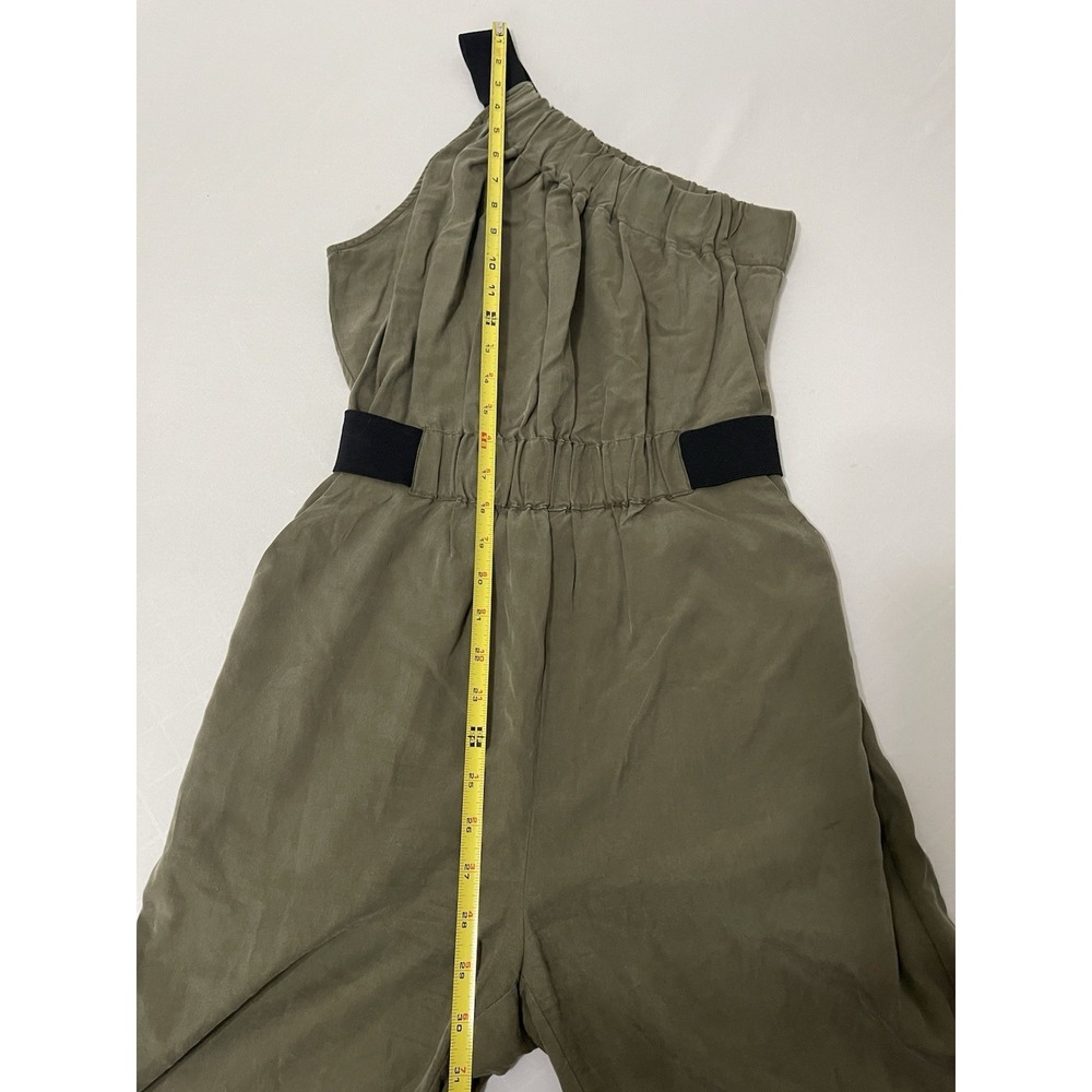 Anthropologie Maeve Verano One Shoulder Utility Jumpsuit Women's Size 0 - Picture 6 of 9